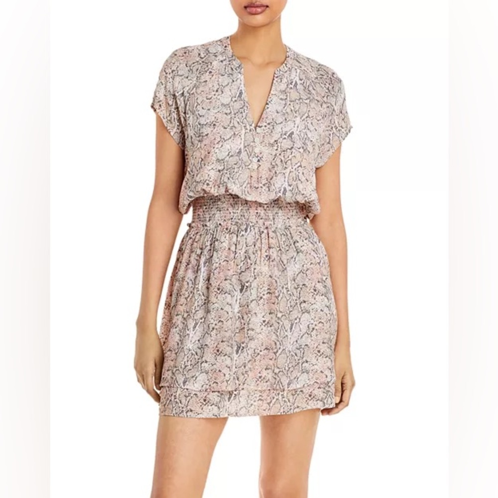 Rails Karla Snake Patterned Mini Dress XL
